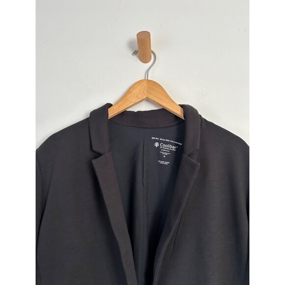 Coolibar Women's Medium Black Blazer UPF 50+ With Pockets - Picture 12 of 12